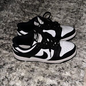 Nike Black and White Athletic Shoes